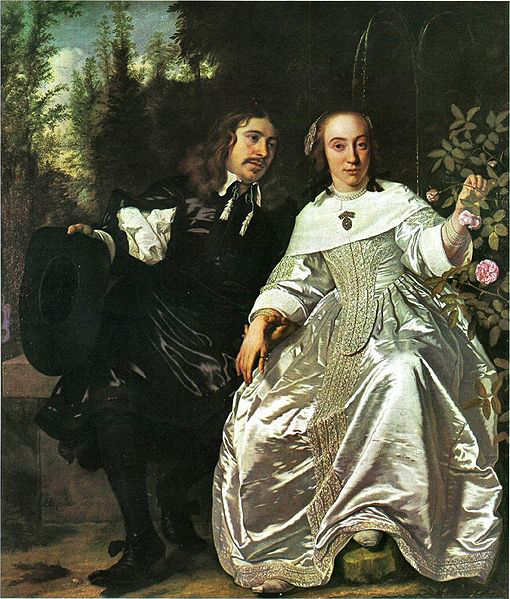 Bartholomeus van der Helst Abraham del Court and his wife Maria de Keerssegieter